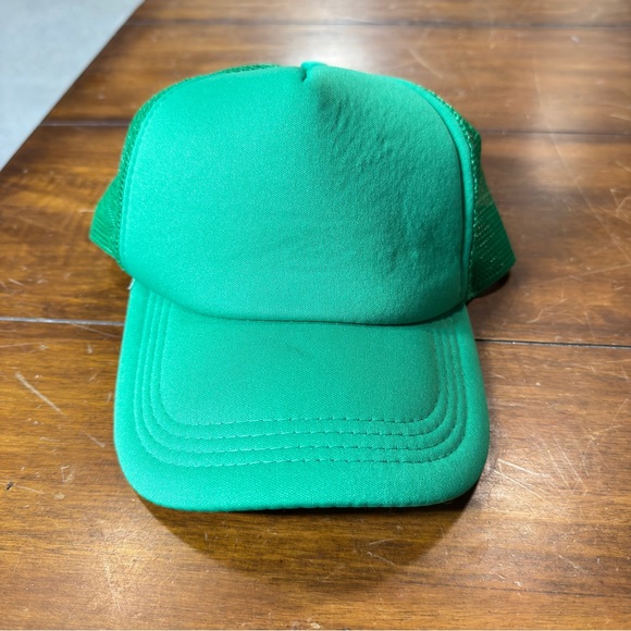Green Trucker Hat - Picture 2 of 3
